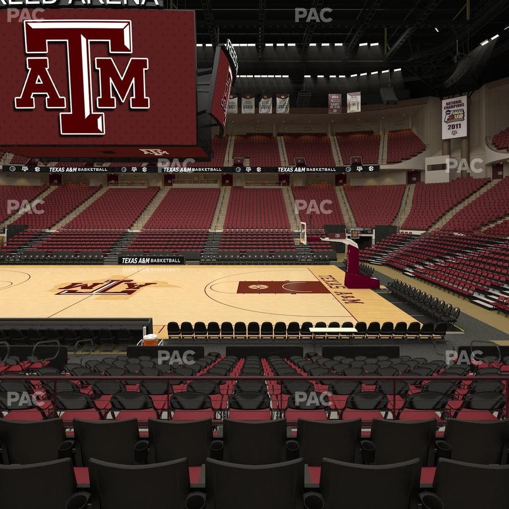 Reed Arena - Section 120 Seat View