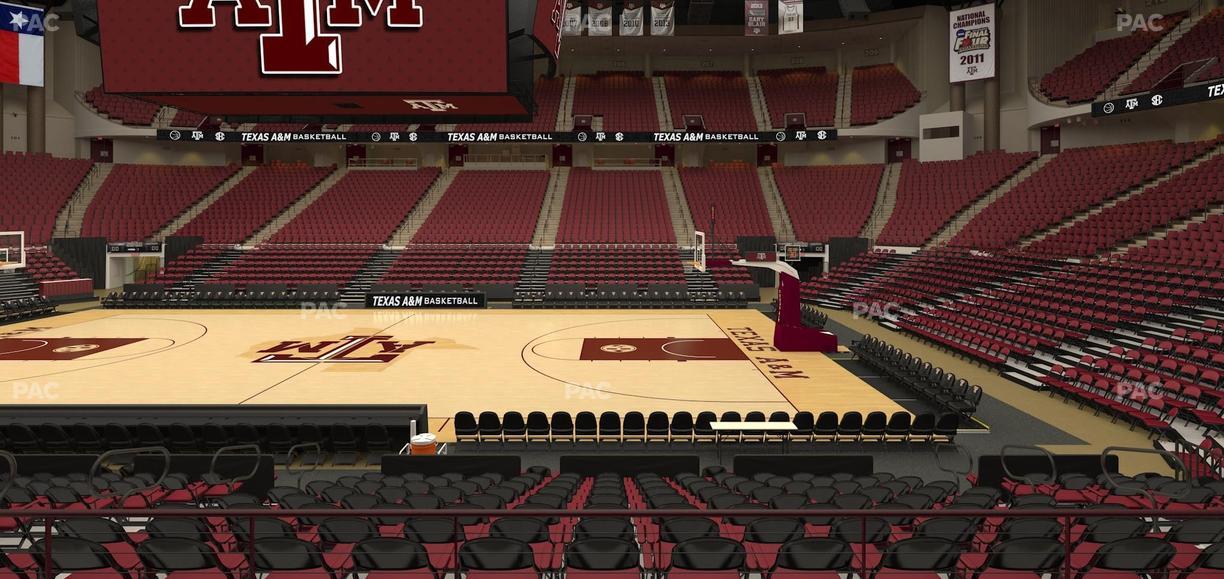Reed Arena - Section 120 Seat View