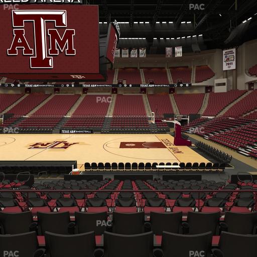 Reed Arena - Section 120 Seat View