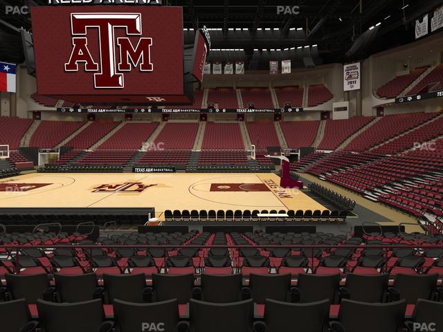 Reed Arena - Section 120 Seat View Reed Arena - Section 120 Seat View