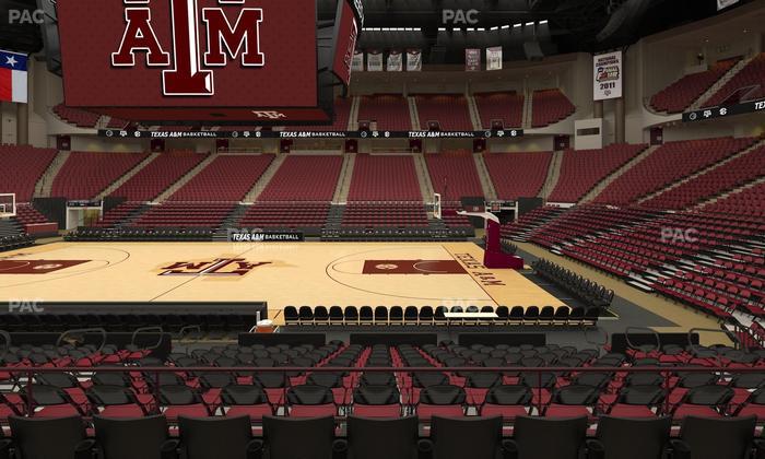 Reed Arena - Section 120 Seat View