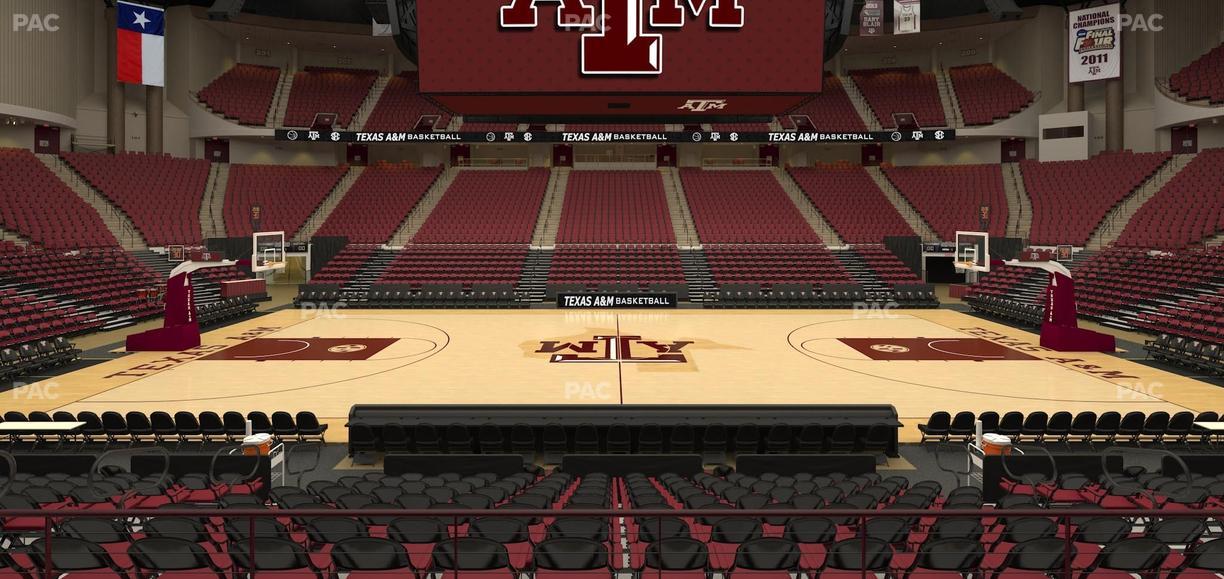 Reed Arena - Section 121 Seat View