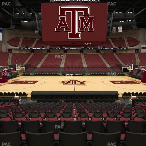 Reed Arena - Section 121 Seat View