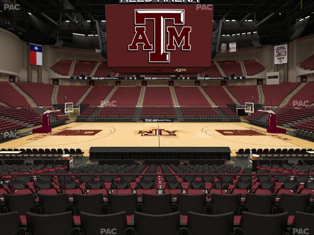 Reed Arena - Section 121 Seat View Reed Arena - Section 121 Seat View