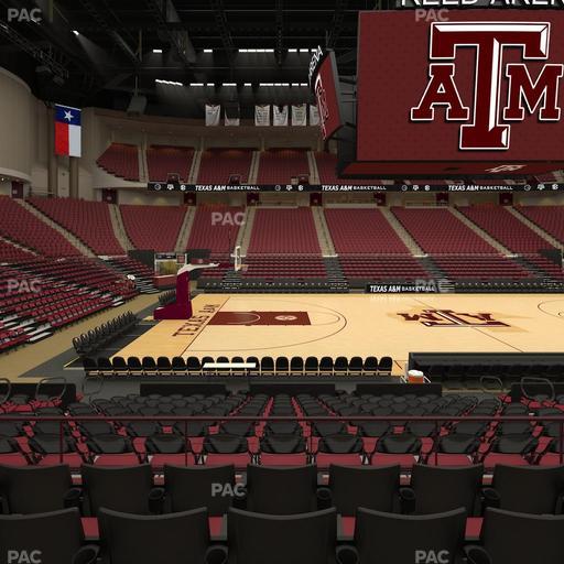 Reed Arena - Section 122 Seat View