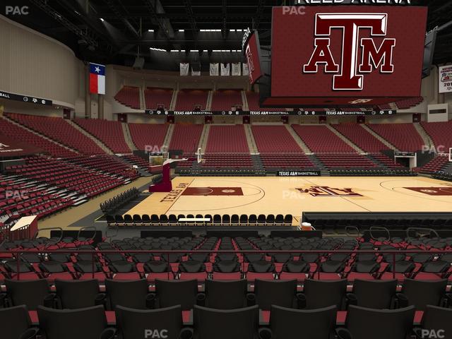Reed Arena - Section 122 Seat View Reed Arena - Section 122 Seat View