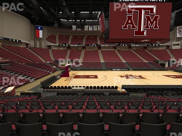 Reed Arena - Section 122 Seat View