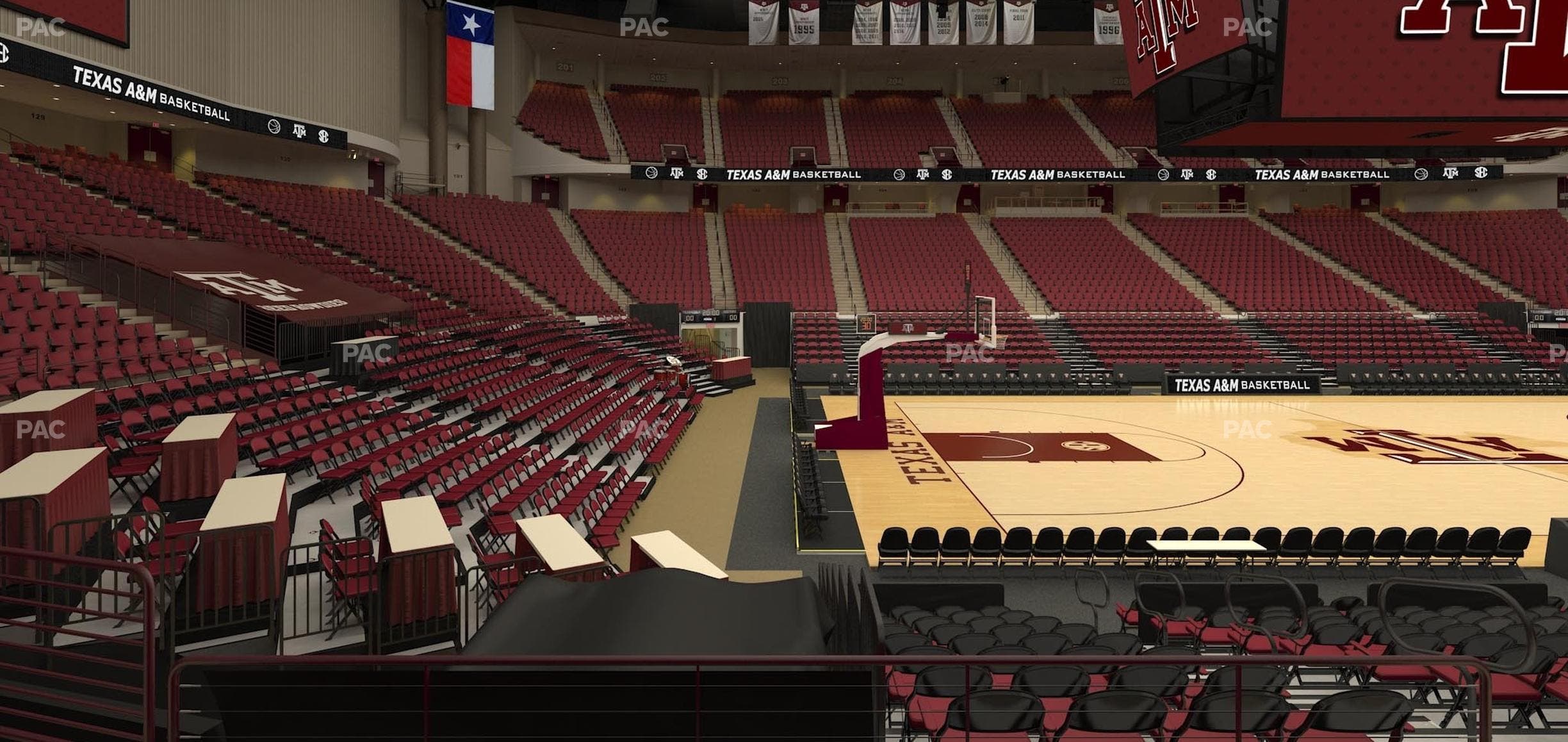 Reed Arena - Section 123 Seat View