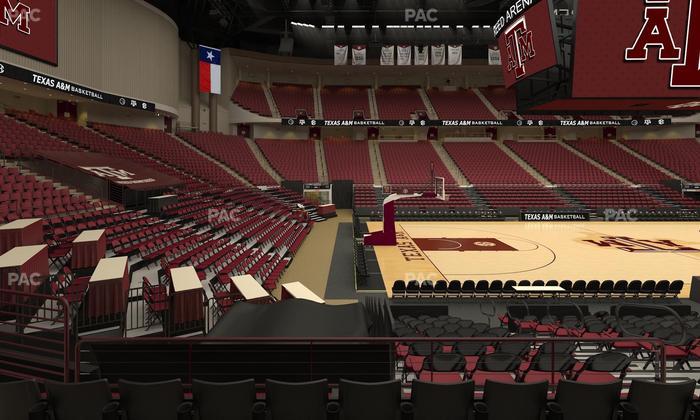 Reed Arena - Section 123 Seat View