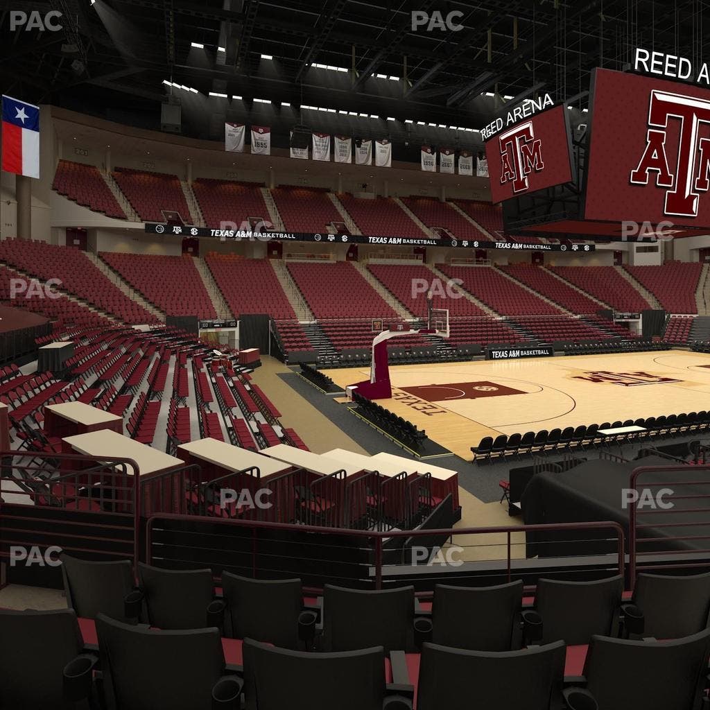 Reed Arena - Section 124 Seat View