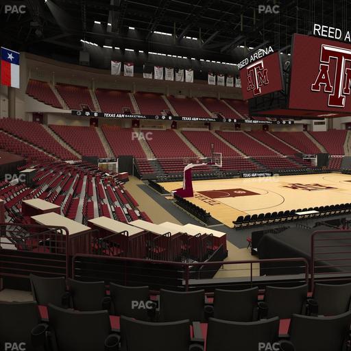Reed Arena - Section 124 Seat View