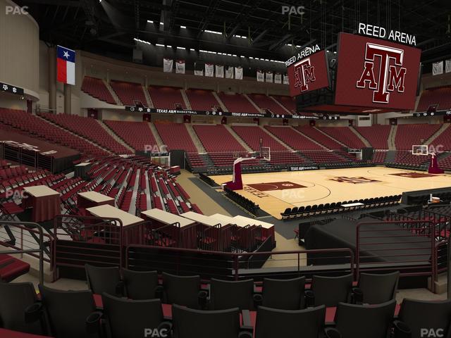 Reed Arena - Section 124 Seat View Reed Arena - Section 124 Seat View