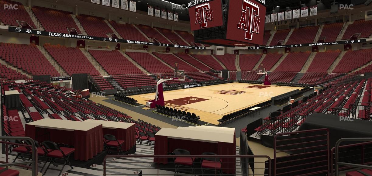 Reed Arena - Section 125 Seat View