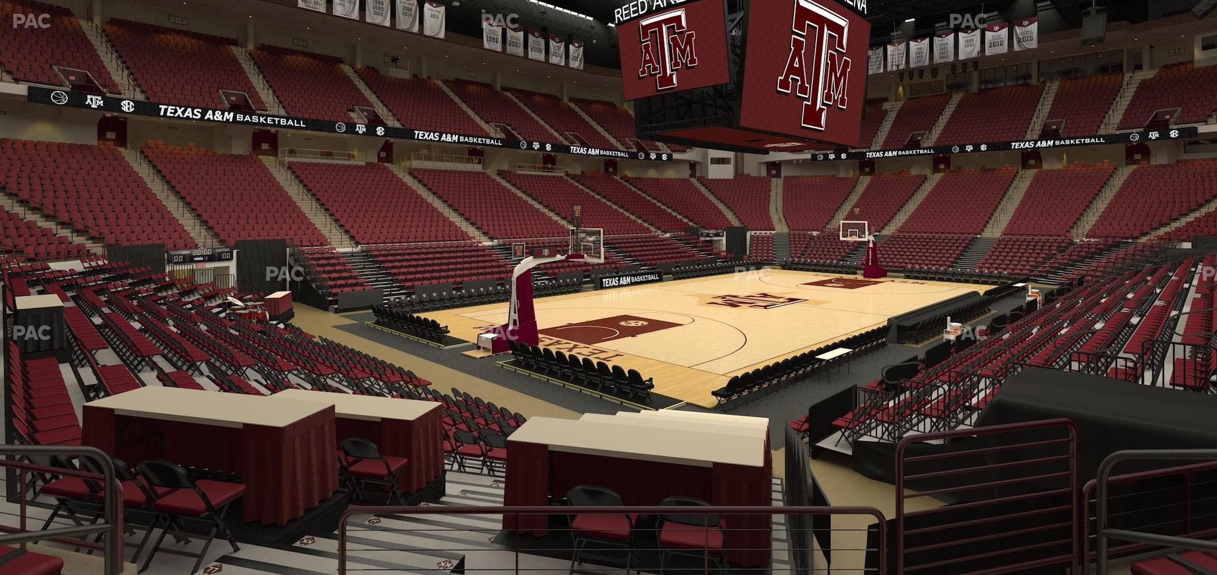 Reed Arena - Section 125 Seat View