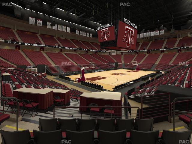 Reed Arena - Section 125 Seat View Reed Arena - Section 125 Seat View