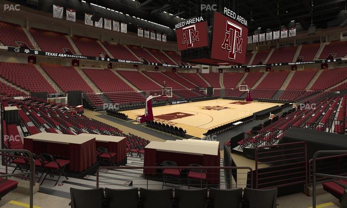 Reed Arena - Section 125 Seat View
