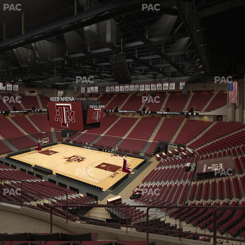 Reed Arena - Section 201 Seat View