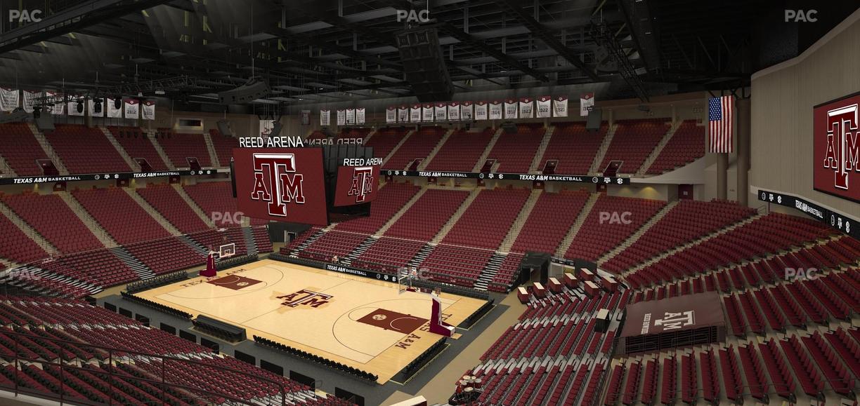 Reed Arena - Section 201 Seat View