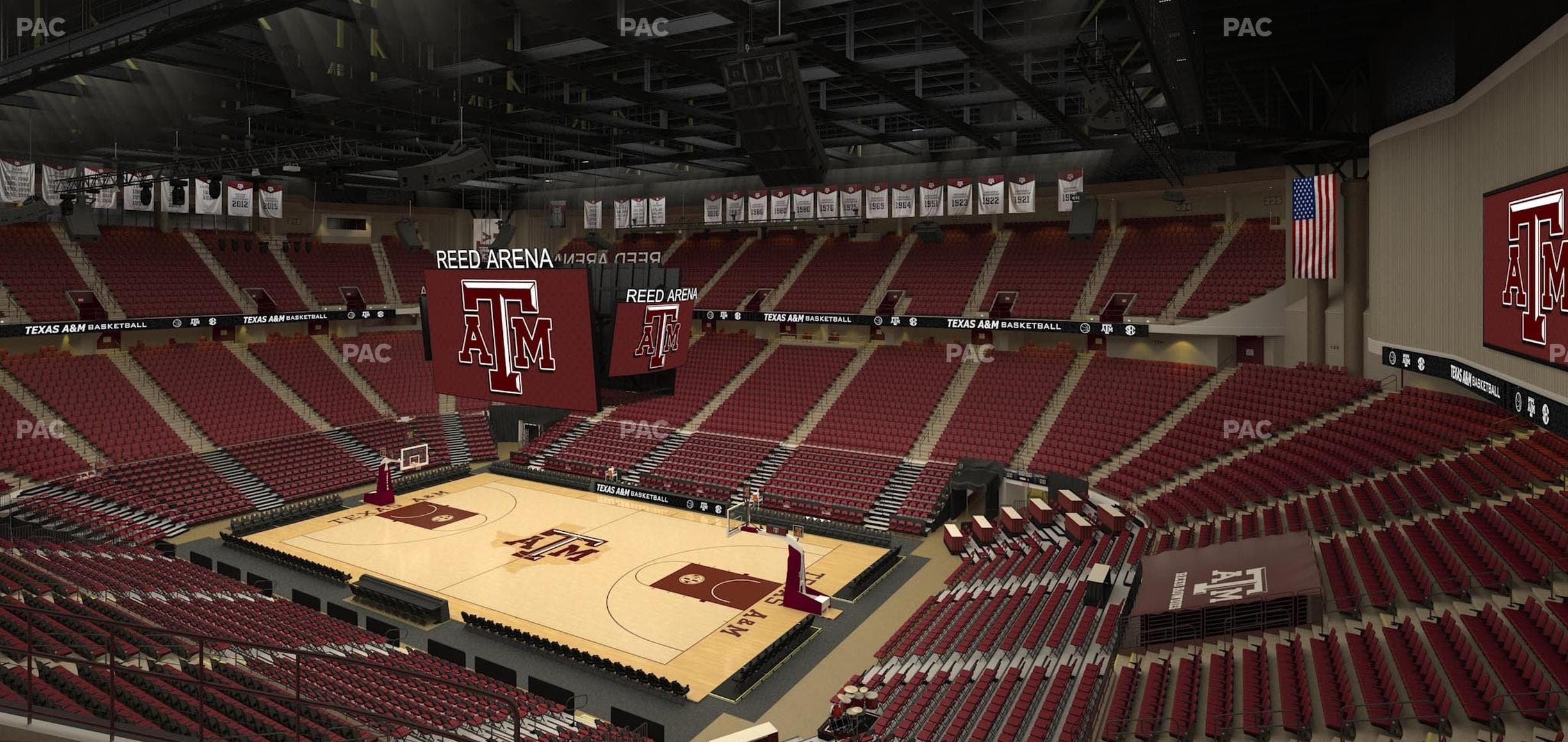 Reed Arena - Section 201 Seat View