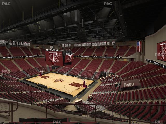 Reed Arena - Section 201 Seat View Reed Arena - Section 201 Seat View