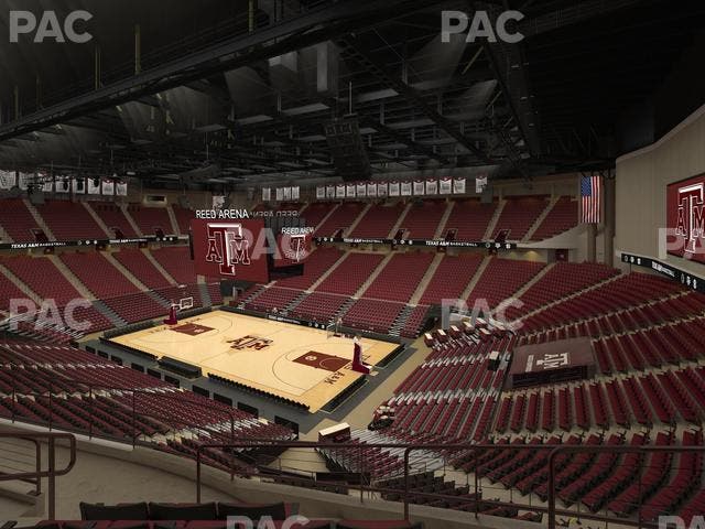 Reed Arena - Section 201 Seat View