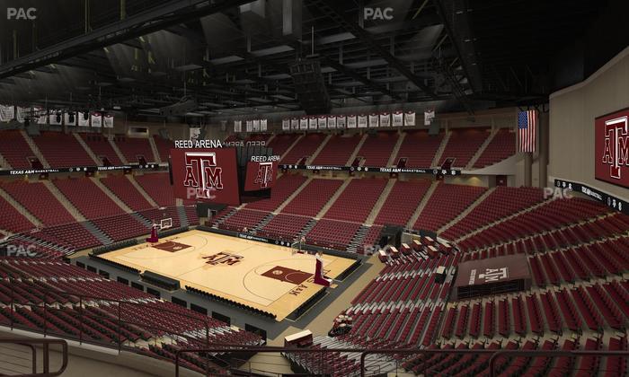 Reed Arena - Section 201 Seat View