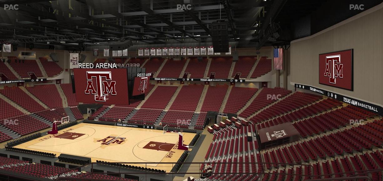 Reed Arena - Section 202 Seat View