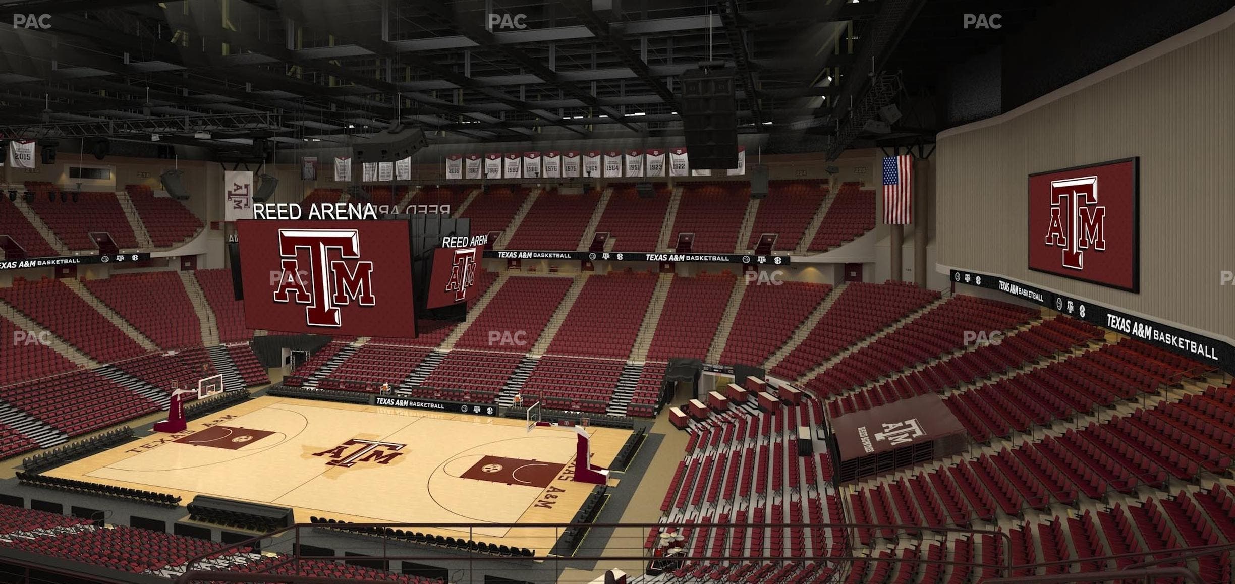 Reed Arena - Section 202 Seat View