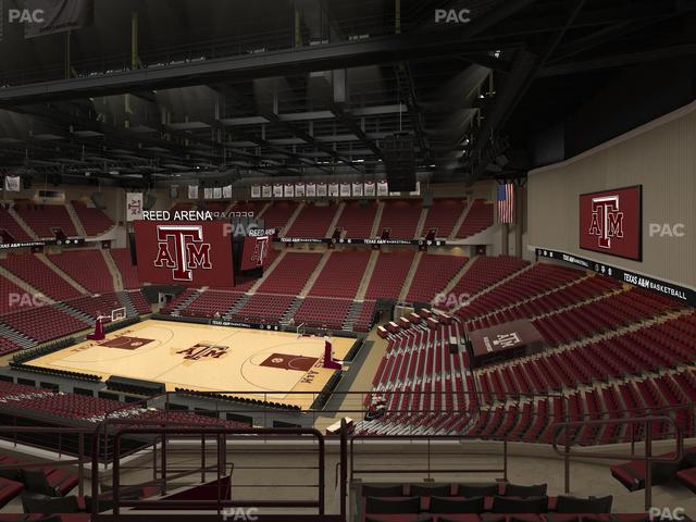 Reed Arena - Section 202 Seat View Reed Arena - Section 202 Seat View