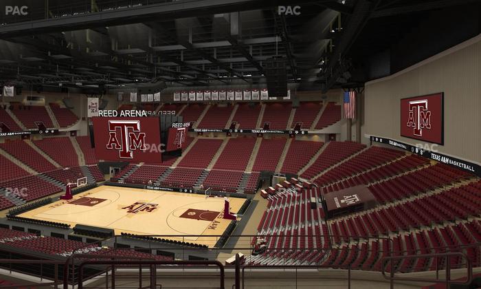 Reed Arena - Section 202 Seat View