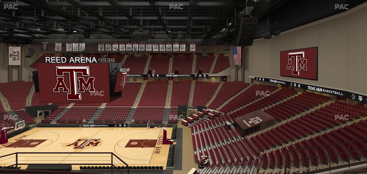 Reed Arena - Section 203 Seat View