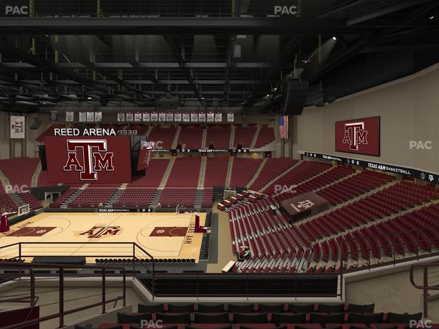 Reed Arena - Section 203 Seat View Reed Arena - Section 203 Seat View