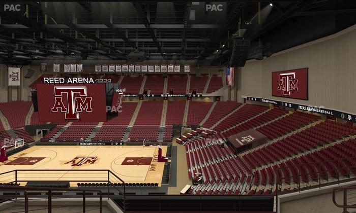 Reed Arena - Section 203 Seat View