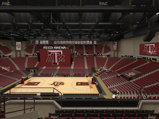 Reed Arena - Section 204 Seat View Reed Arena - Section 204 Seat View