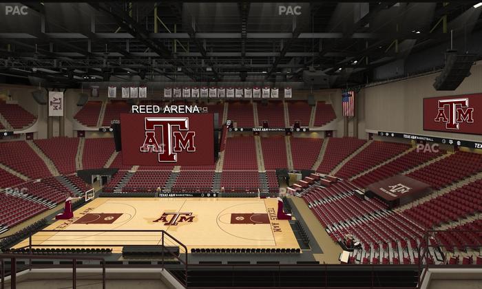 Reed Arena - Section 204 Seat View