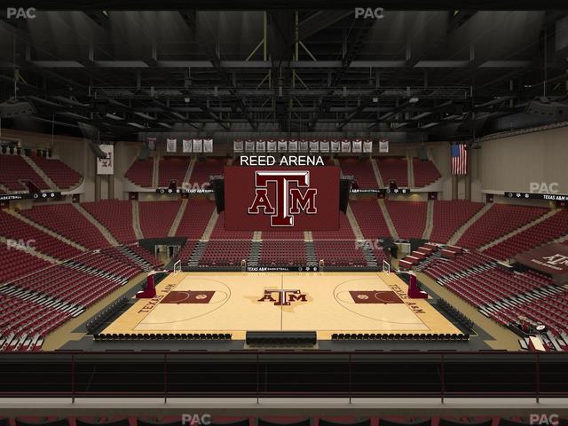Reed Arena - Section 205 Seat View Reed Arena - Section 205 Seat View