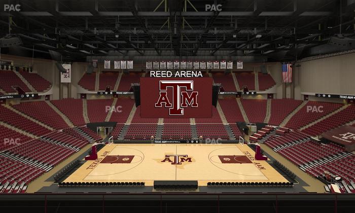 Reed Arena - Section 205 Seat View