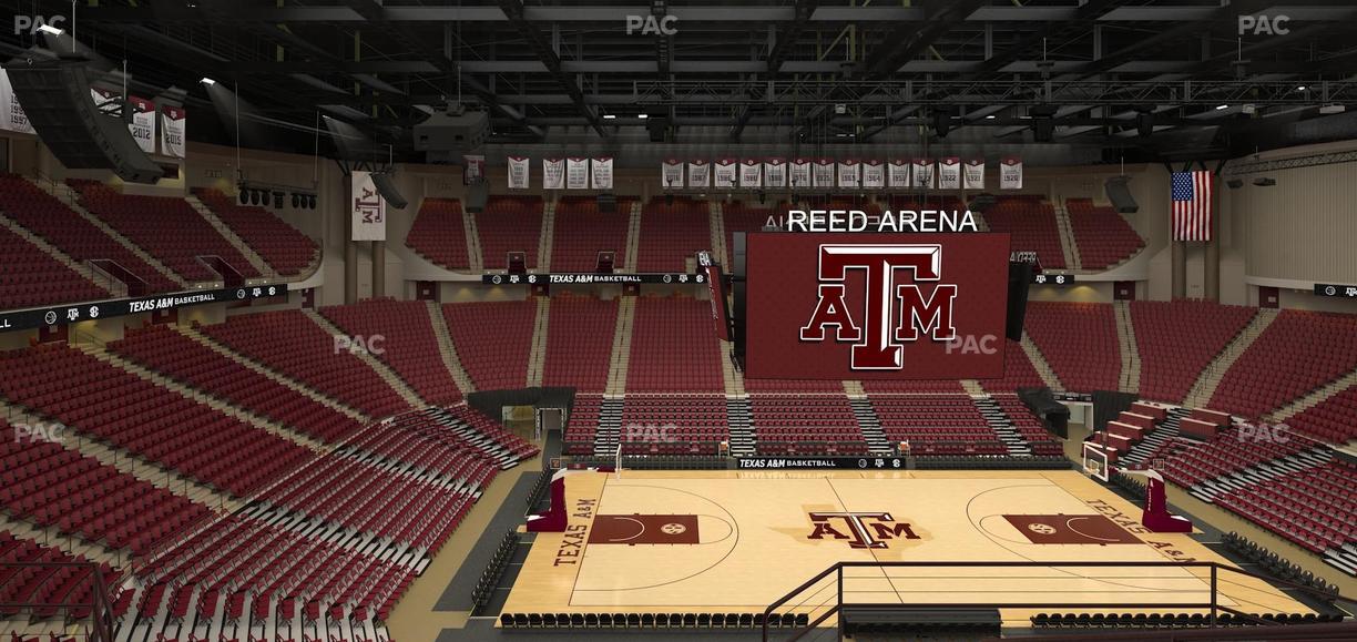 Reed Arena - Section 206 Seat View