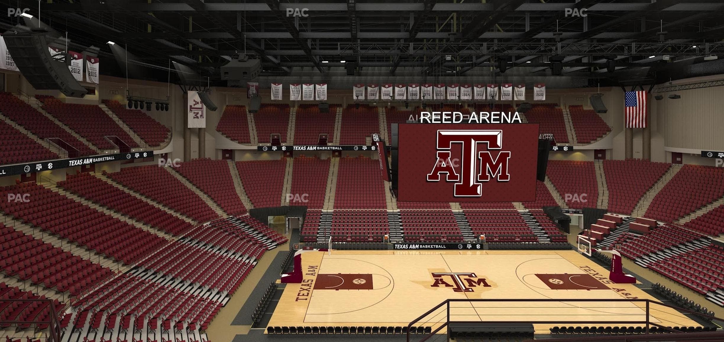 Reed Arena - Section 206 Seat View