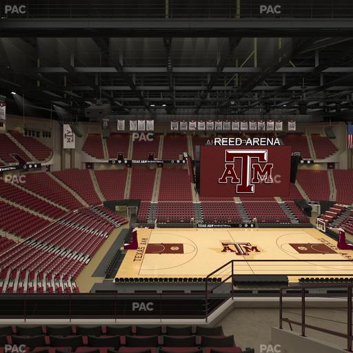 Reed Arena - Section 206 Seat View