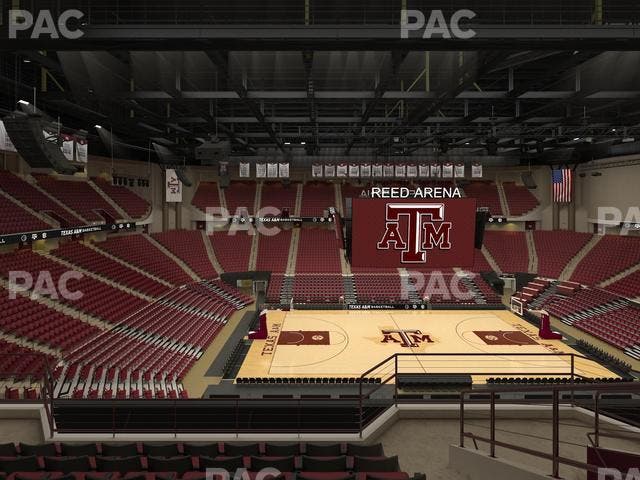 Reed Arena - Section 206 Seat View