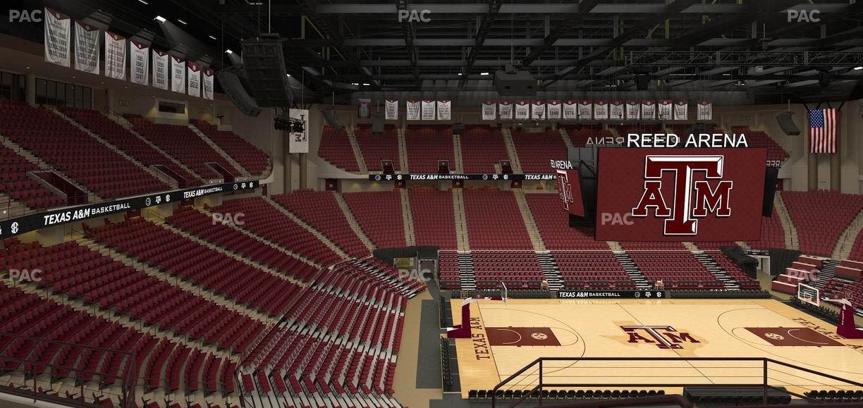 Reed Arena - Section 207 Seat View