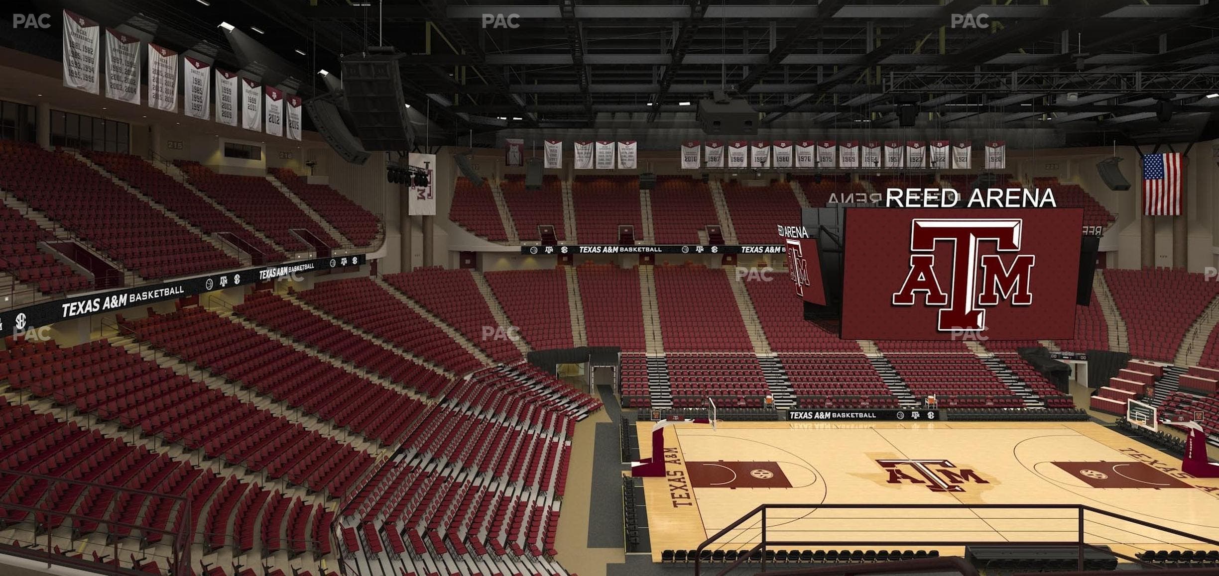 Reed Arena - Section 207 Seat View