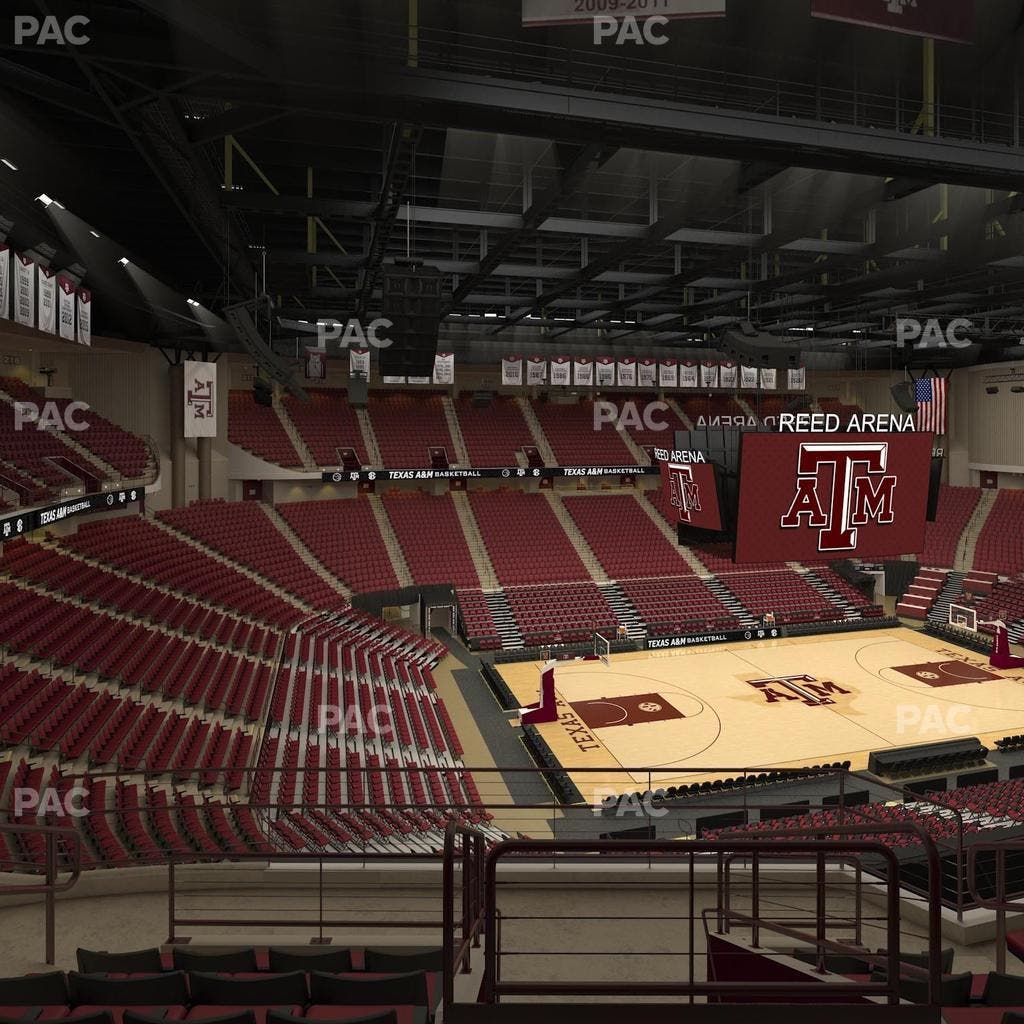 Reed Arena - Section 208 Seat View
