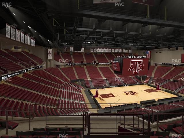 Reed Arena - Section 208 Seat View Reed Arena - Section 208 Seat View