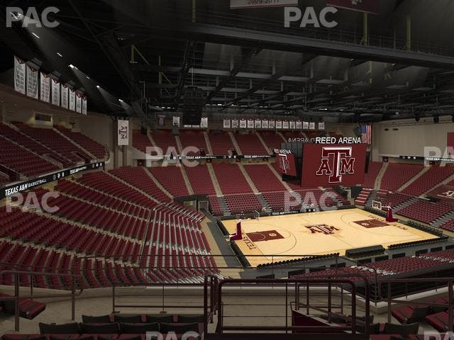 Reed Arena - Section 208 Seat View