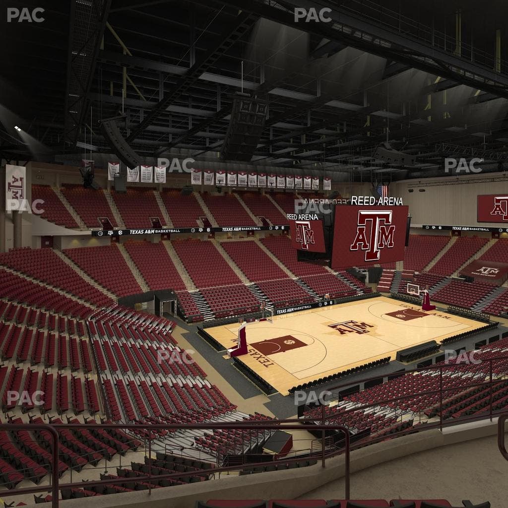Reed Arena - Section 209 Seat View