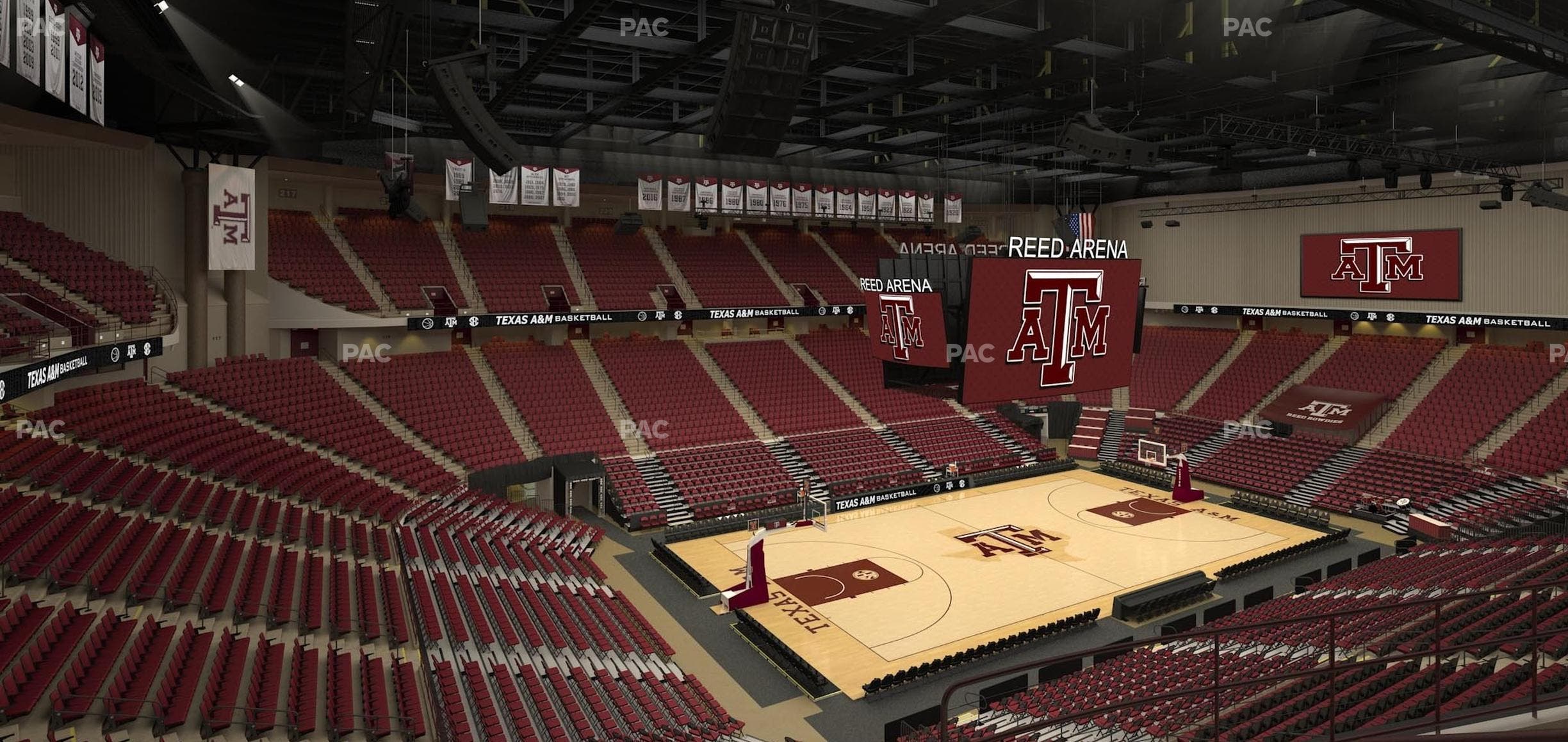 Reed Arena - Section 209 Seat View
