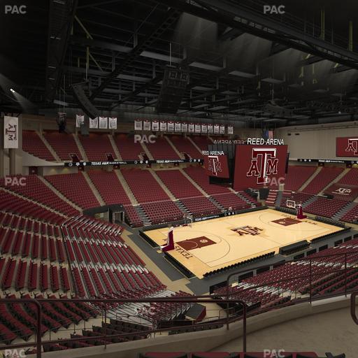 Reed Arena - Section 209 Seat View