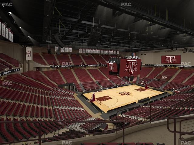 Reed Arena - Section 209 Seat View Reed Arena - Section 209 Seat View